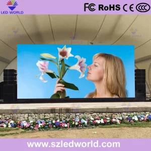 Outdoor Indoor Poster Stadium Full Color Video Wall Standee 3D Taxi Flexible Stage Digital Transparent Advertising LED Display Screen Panel Board Module P6, P10