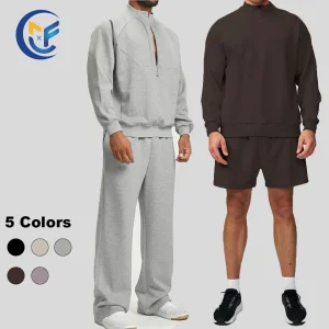 Men's Winter Lightweight Zipper Long Sleeves Sport Top Training Fitness Sweatsuit Baselayer Casual Wear Shirt