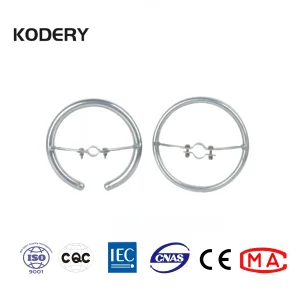 Kodery 15kv Aislador de Porcelana Aislador Cerámico Poste de Línea Pin Varilla Larga 11kv 22kv 33kv 5kn 10kn 12kn ANSI 57-1 57-3 57-4 Alta Tensión Línea Aérea