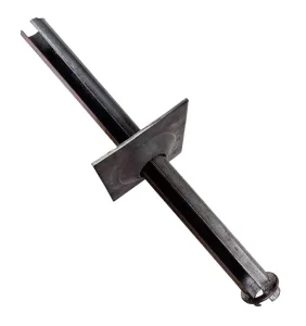 Mining Roof Ground Support Split Set with Domed Bearing Plate Mining Roof Bolting Rock Anchor Support Solution