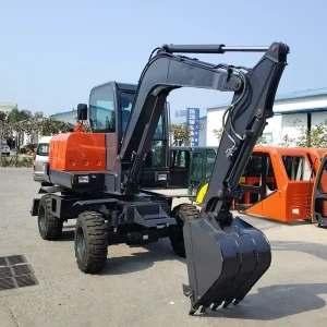 Gmint Construction Machinery Wheeled Diggers Mini Wheel Excavator