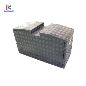 Aluminum Alloy Toolbox Checkered Plate Welding with Drawer Truck Trailer Toolbox