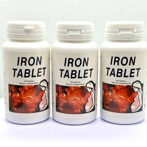 Tabletas de ácido fólico con hierro