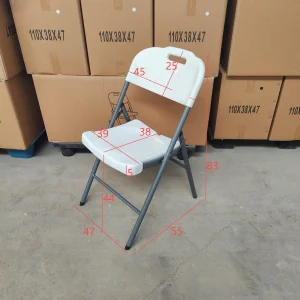 Wholesale Lightweight Foldable White Chair