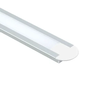 بروفايل LED مدمج من الألمنيوم الفضي