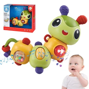 Cheap Cute Caterpillar Sound Light Musical Sensory Moving Toys Suppliers, Factories