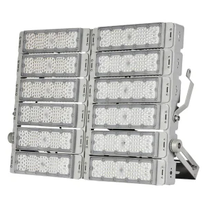 High Power Aluminum IP65 Outdoor 200W 300W 400W 500W 600W 700W 800W LED Modular Tunnel Lighting Flood Lights Stadium Light