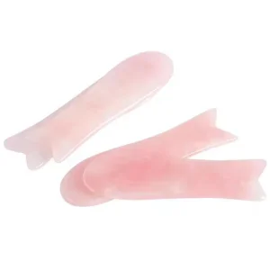Hot Selling Jade Gua Sha Tool Full Body Skincare Guasha Massage Products Natural Rose Quartz Gua Sha Fish Shape