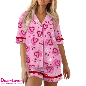 Pijamas de San Valentín 2PCS