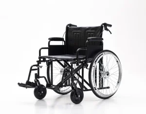 Steel Manual, Heavy Duty with Drum Brake, Spoke Wheel, Wheelchair (YJ-010Q)
