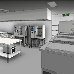 Central Food Preparation Kitchen Equipment for Restaurants