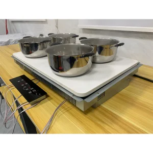 Factory Price New Arrival 4 Burner Induction Cooktop 8000W Sensor Touch Ceramic Glass Electric Cooker Table Stone Household
