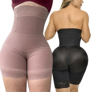 Seamless High Waist Shaper Shorts Firm Compression Body Slimming Shapewear Women Tummy Control Butt Lifter Panties