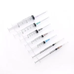 Medical Plastic Disposable Syringe with Needle for Injection