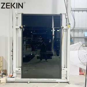 ZEKIN USA Residential Project Modern Main Entrance Exterior Door Channel Cast Aluminum Security Front Pivot Entry Doors