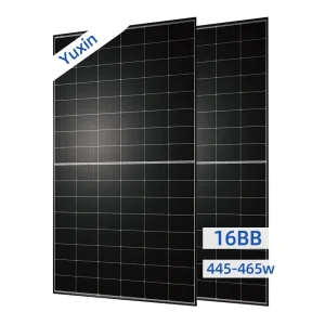 CE Certification N-type Half-cell Dual Glass 16BB 445W 450W 455W 460W 465W Solar panel Monocrystalline Black Frame Module (48) Exporter, Product