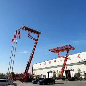 with Height Digital Display and Large Arm Angle Display Instrument Can Be Customized Crawler Type Aerial Lifting Platform