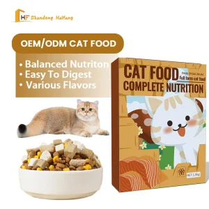 Empaque personalizado comida para gatos