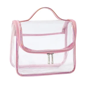 Clear PVC TPU Large Capacity Makeup Bag