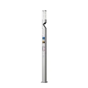 Nei Solar-Powered Smart Light Pole – Integrated Display, CCTV &amp; Weather Data