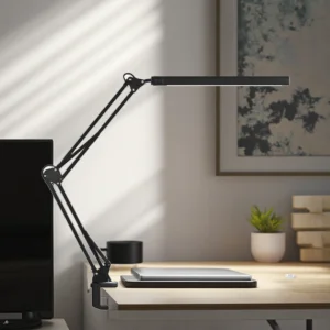 Metal Industrial Long Arm Folding Led Desk Lamp