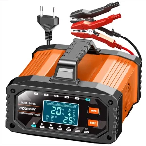 Portable ATV motorcycle car battery charger