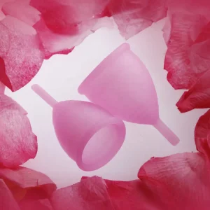 Copa menstrual de silicona plegable y colapsable para mayor comodidad