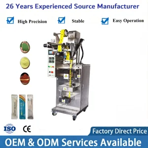 Advanced Touch Interface in High-Precision Sachet Packaging Systems