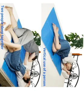 China Supply Gel Ice Flex Cooling TPE Gel Mattress Latex Cushion Pillow Gel Cooling Topper