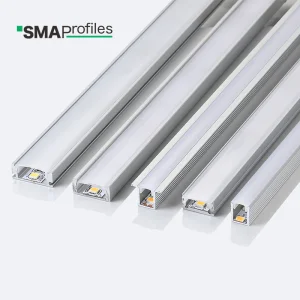 SMAProfiles High Quality Profile Light Led Aluminum Led Strip Profile Hidden Installation With Led Aluminum Tile Trim