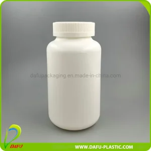 Plastic Products HDPE 500ml Pill Tablet Vitamin Bottle with Cap
