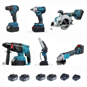 OEM ODM 21V Li-ion Battery Electric Cordless Pro Carpenter Woodworking Tool Set