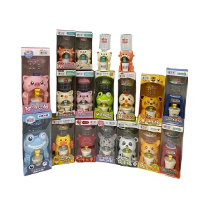 Zhiqu Cute Duck Electric Sound Liqht Water Dispenser Children's Daily Home Mini Fun Drink Machine Pretend Play Preschool