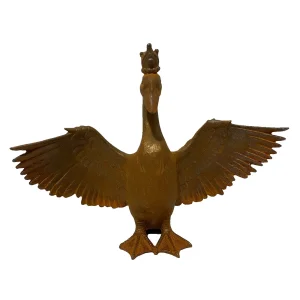 Garden Cast Iron Flamingo Sculpture Metal Decoration Item