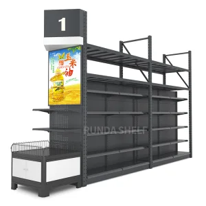 Grocery Store Retail Display Stand Racks