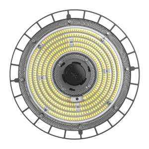 Energy Saving UFO High Bay LED Light for Warehouses 100W 150W 200W 240W 5-Year Warranty Motion Sensor Aluminum Industrial Light