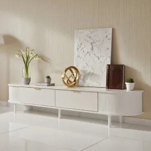 Factory Wholesale Customized Wooden Living Room Furniture with Storage Modern TV Stand