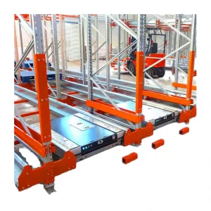 Factory Direct Automated 2 Way Radio Shuttle Rack System Storage Warehouse Steel Shelf Heavy Duty Pallet Racking for Cold Room