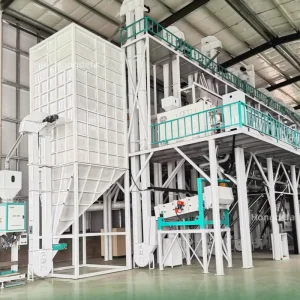 Máquina automática de molino de arroz combinada, conjunto completo de equipo de molienda de arroz agro