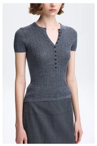Atacado Personalizado Alta Qualidade Blusas Femininas