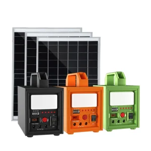 Portable Solar Lighting Kit for Outdoor Use and Home