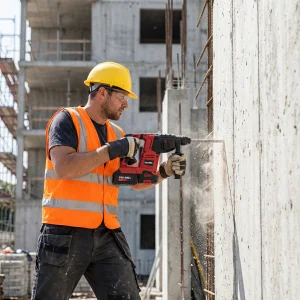 Industrial 20V Brushless Rotary Hammer 2.2J Impact Energy Professional Contractor Series Cordless Impact Drill for Concrete