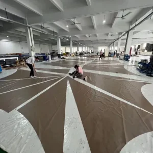 Hsd Folding Car Tent Tensile Membrane Structure Canopy for Hotels Villas Garages Parking Sheds Membrane Structure