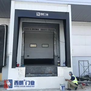 Inflatable Container Loading Dock Shelter Rubber Cold Room Automatic Door Seal