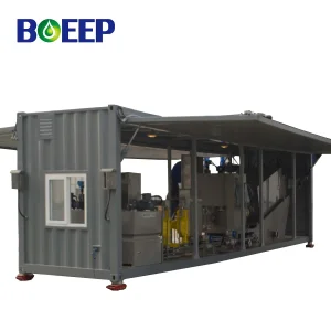 Mobile Wastewater Treatment Screw Filter Press Complete Sludge Dewatering System
