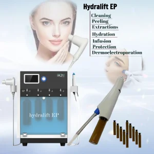 Top Selling HydraliftEP Facial Cleaning Aqua Peeling Machine Dermabrasion Rejuvenation Vacuum EMS Technology Skin Care Machine