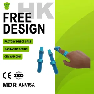 Baseball Finger Splint Brace Orthopedic Immobilizer Aluminum Foam Fracture Support