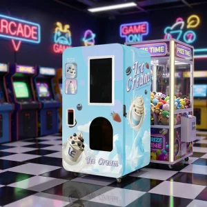 Smart 24-Hour Gelato & Ice Cream Machine  6 Toppings and Auto Cup Dispenser With Spoon