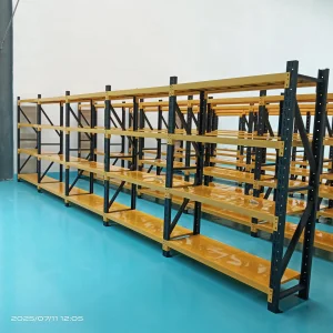 Steel Racks with Adjustable Utility Shelves 4 Tie 300KG Shelving Rack for Industrial Storage