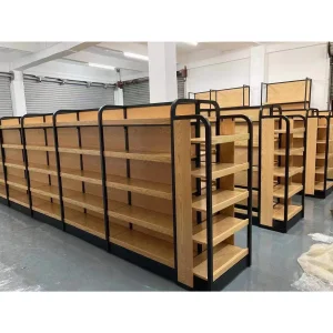 Convenience Store Wooden Shelf